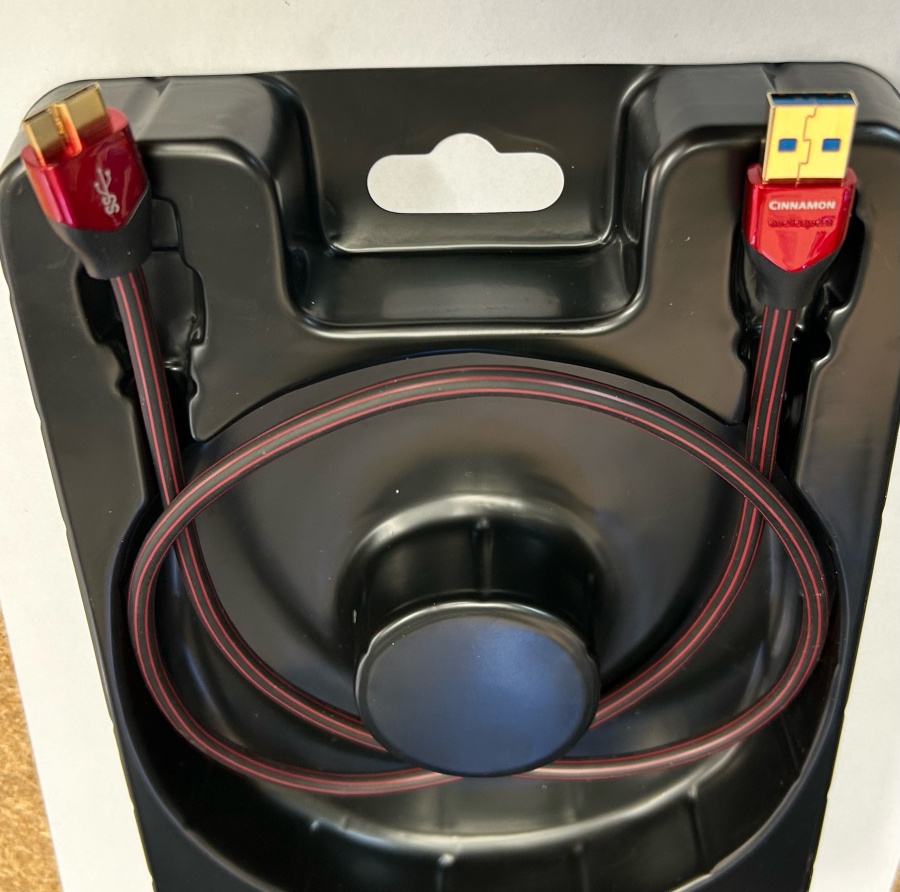 AudioQuest Cinnamon USB 3.0 Cable AMicro 0.75m NEW OLD STOCK